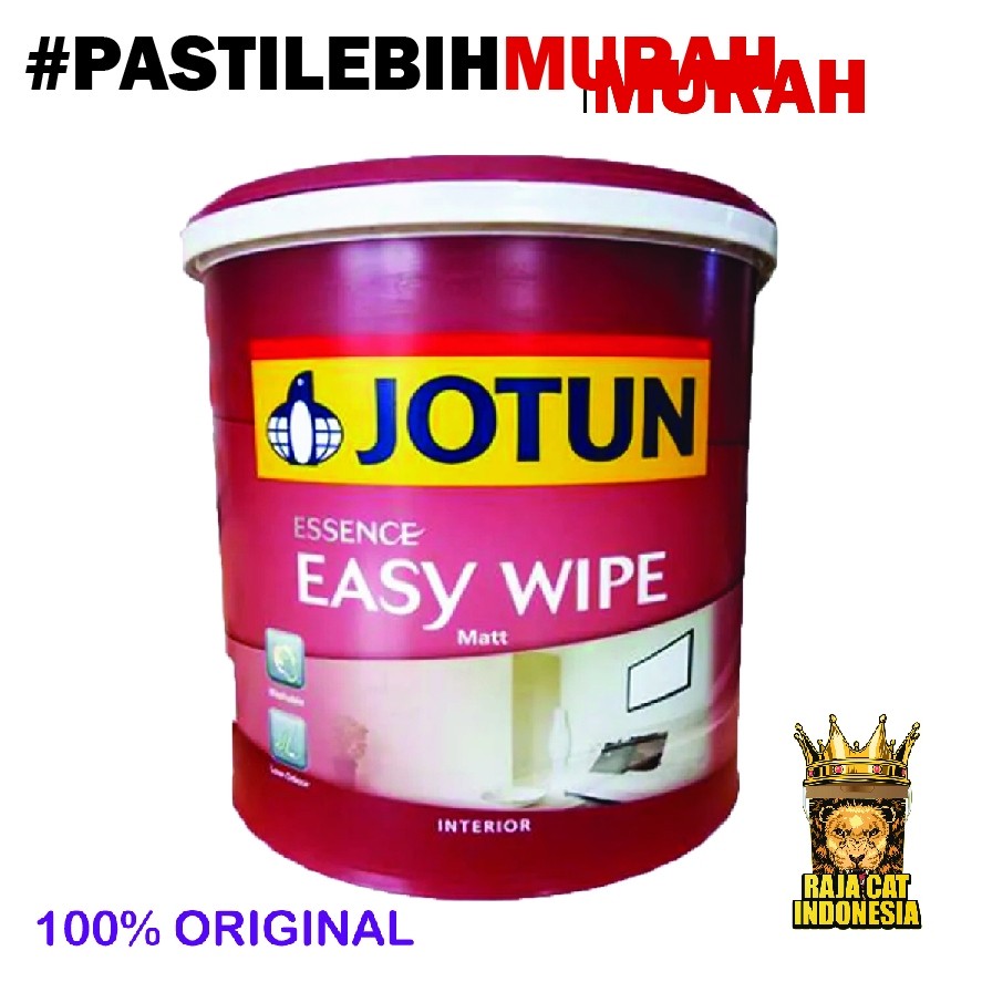 Cat Tembok Jotun Essence Easy Wipe EasyWipe Warna Putih Chi 5 Kg 3.5 L