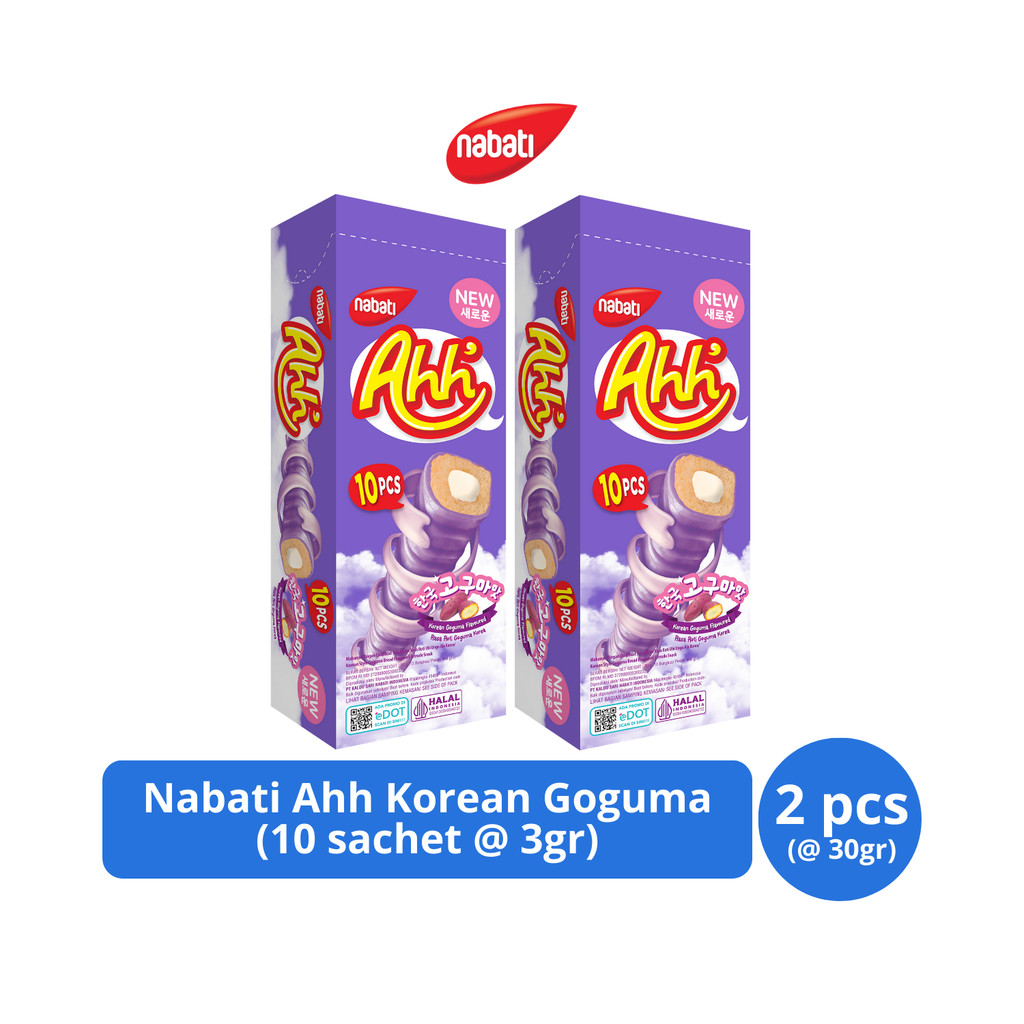 

Nabati Ahh Korean Goguma 30gr (10s @ 3gr) x 2 pcs