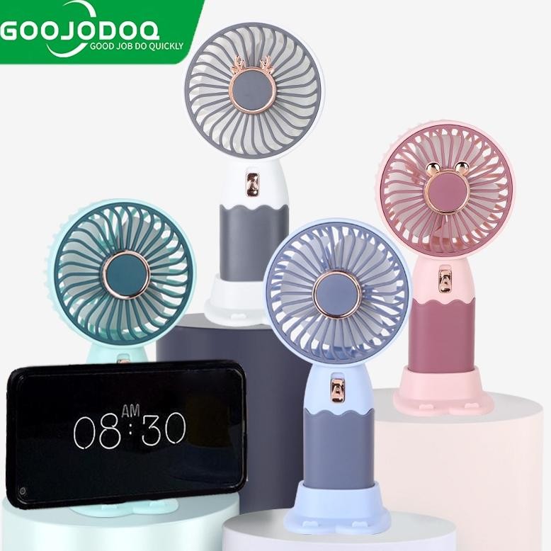 Goojodoq KIPAS ANGIN MINI GENGGAM Cute / Kipas Lipat PORTABLE / Mini Fan