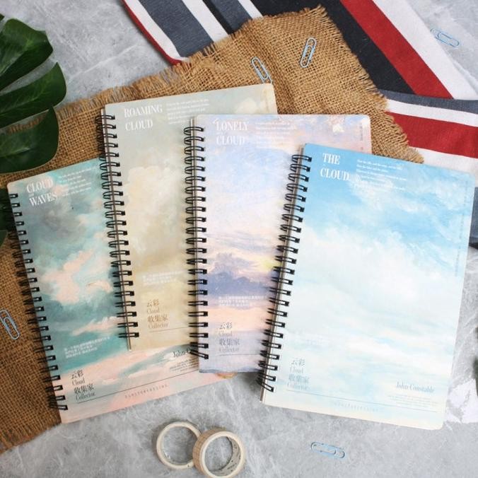 

Cloud Collector Spiral Ruled Notebook A5 [CREATIV]