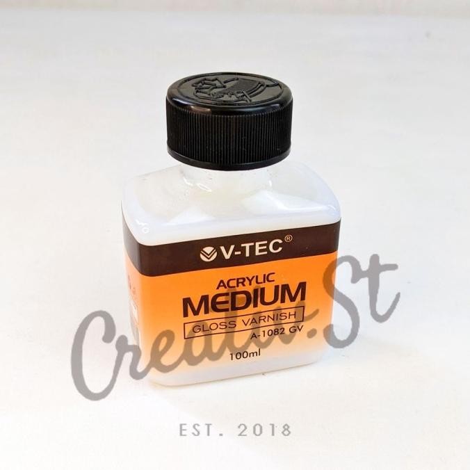 

BEBAS ONGKIR - V-Tec Acrylic Medium Varnish 100 ml Matt Glossy Vernis Finisher