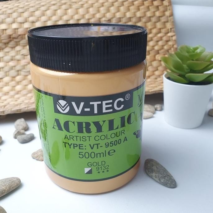 

V-Tec V-Tec Acrylic Botol 500ml Cat Akrilik 500 ml Waterproof Permanen