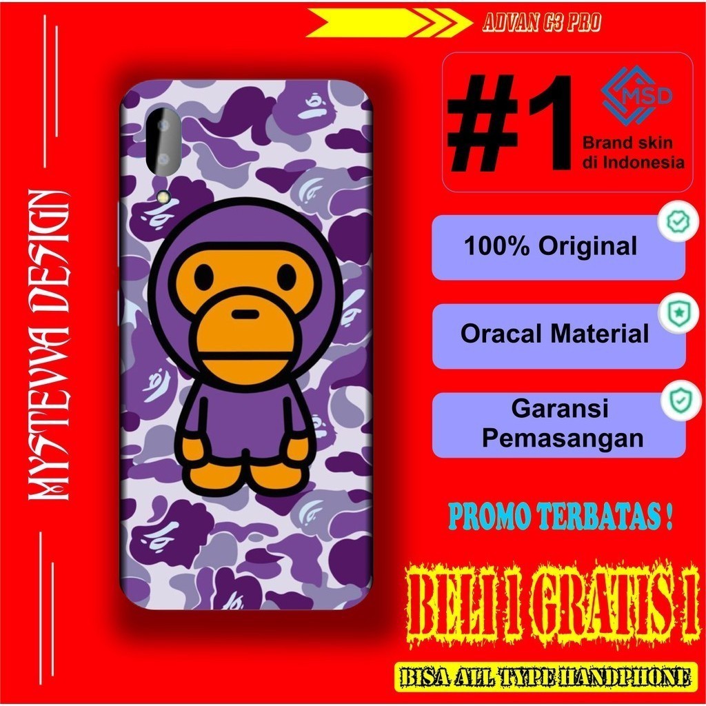 COD Casing Advan G3 Pro Keren 3 Stiker Skin Casing Bayar Ditempat Buy1get1free