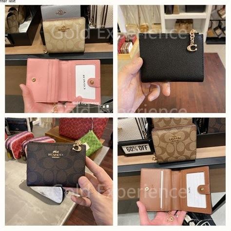 Coach Dompet Lipat short wallet coach wallet wanita coach Dompet Wanita