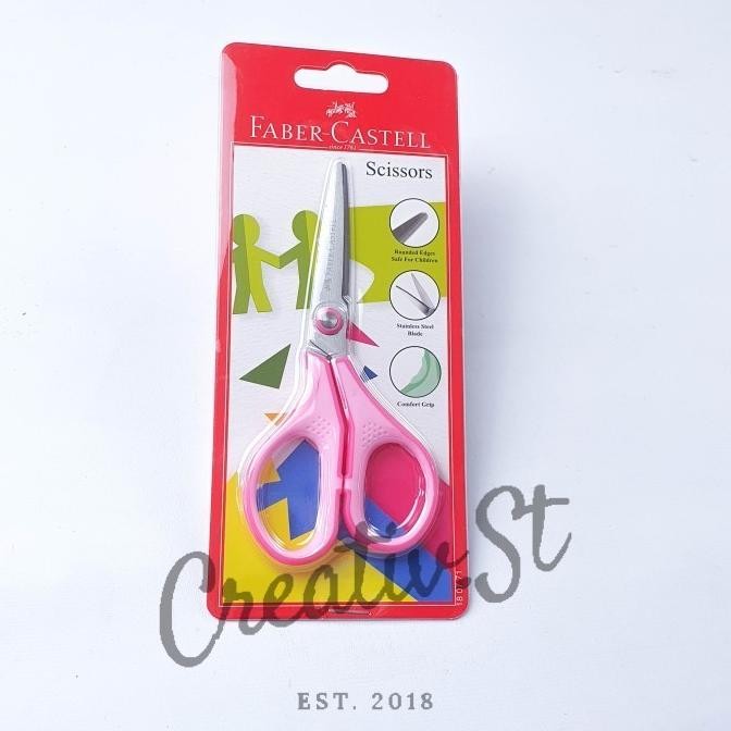 

TERMURAH - Faber Castell Soft Grip Scissors Gunting 1871