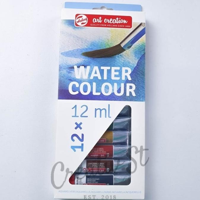 

TERBARU - Talens Art Creation Cat Watercolour 12 x 12Ml