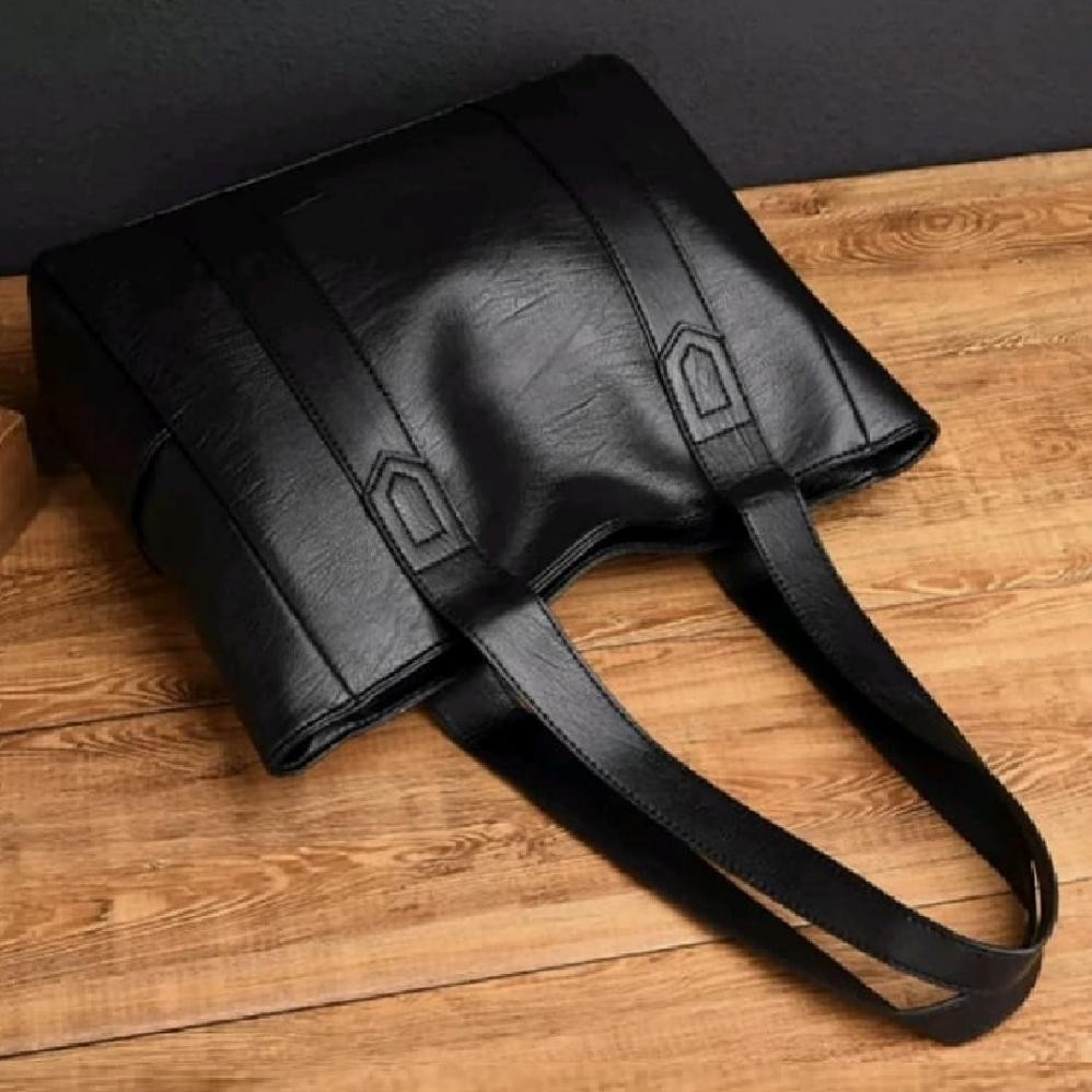 Tas Tote Bag Wanita Kulit Kapasitas Besar Tote Bag Wanita Tas Bahu Wanita Tas Pengajian Kerja Kuliah