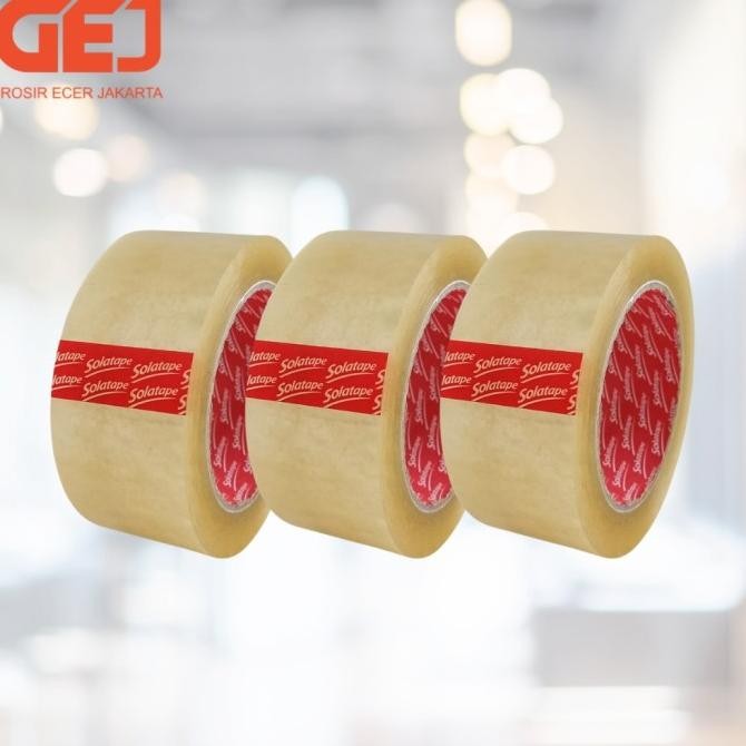 

TERLARIS - 1 DUS - LAKBAN COKLAT/ BENING SOLATAPE - 2"INCH (45mm) x 100yard