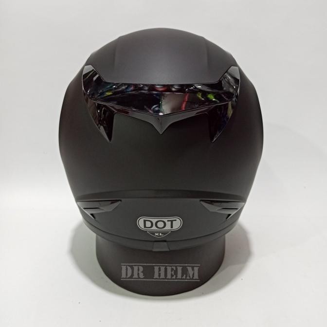 Helm Kyt R10 Black Dof Hitam Dof Size Xxl (Ukuran Xxl) Promo