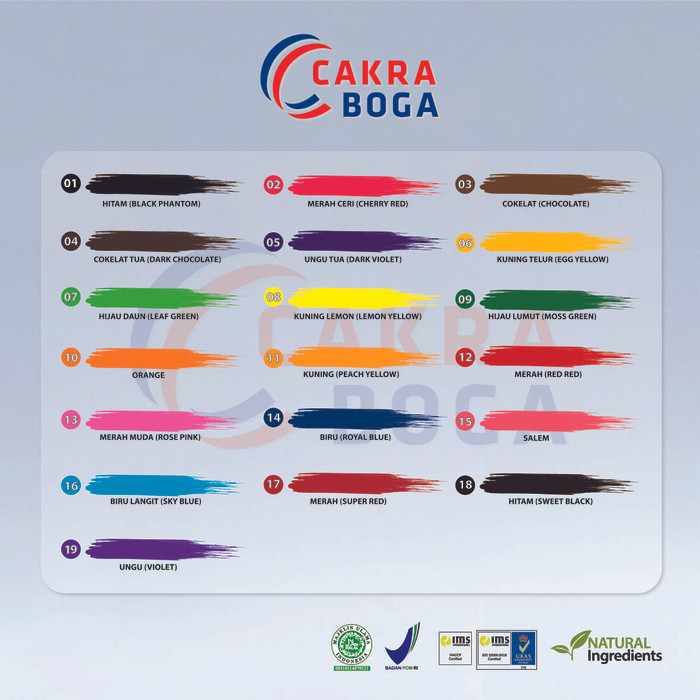 

Pewarna Makanan Cross 450 ml / Food Colouring