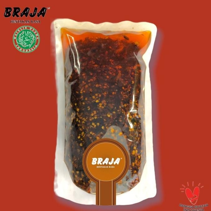 

Sambal Minyak (Chili Oil) BRAJA - 1 Kg BS86