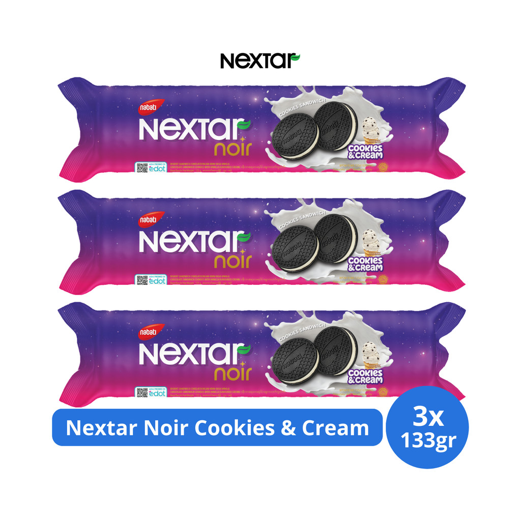 

Nextar Noir Cookies & Cream 133gr x 3 pcs