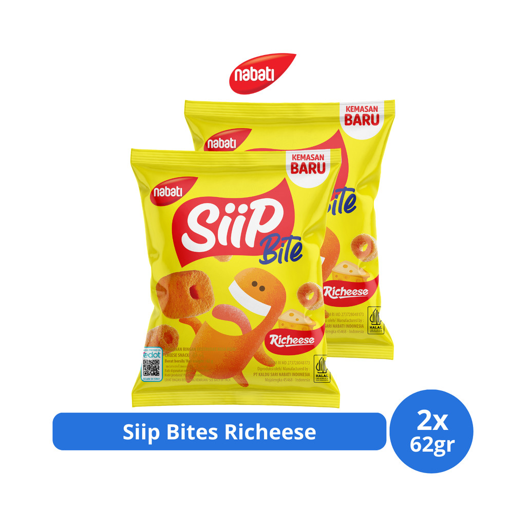 

Siip Bites Richeese 62gr x 2 pcs