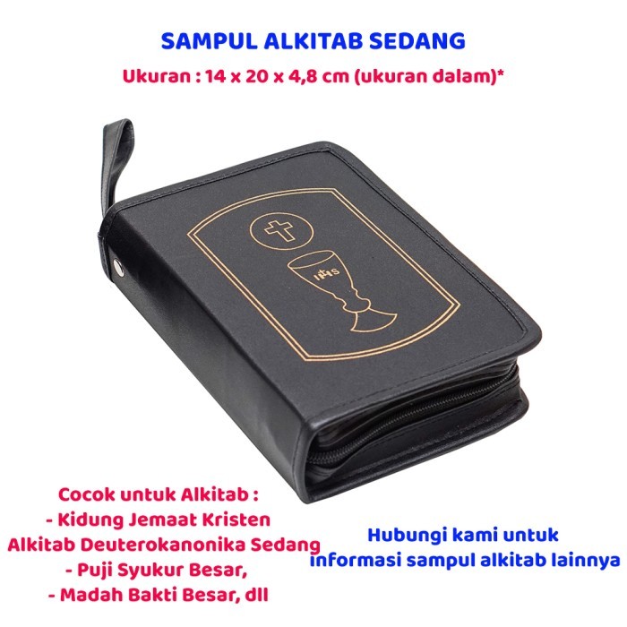 

Ready Sampul Cover Tas Alkitab Sedang Piala Salib Tas Alkitab Kidung Katolik