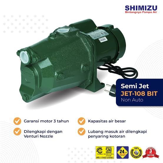 Mesin Air Shimizu 108 / Pompa Air Shimizu 108 Semi Jet