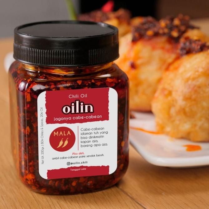 

OILIN CHILI OIL Mala Sambal Cabai Pedas Dimsum BS86