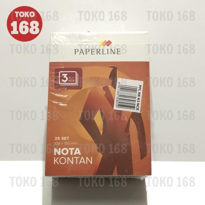 

Paperline Nota Kontan Kecil 3 Ply/K3/Rangkap 3 (Pak)