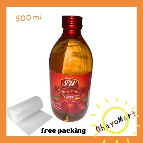 

TERMURAH SW | S&W Apple Cider Vinegar 473ml | Cuka Apel