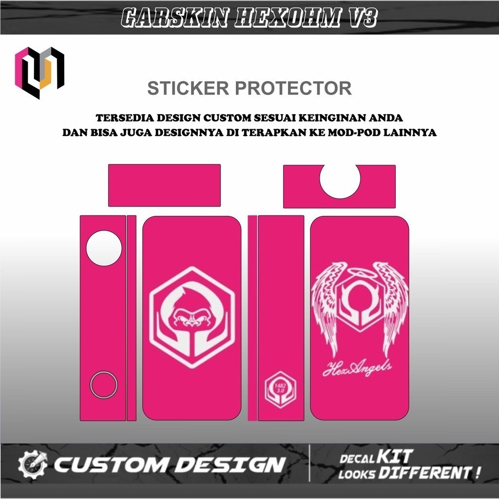 COD Hexohm V3 7 Stiker Skin Casing Bayar Ditempat Buy1get1free
