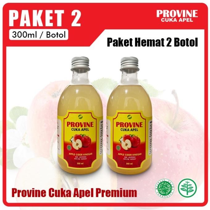 

SALE PAKET 2 BOTOL PROVINE CUKA APEL MURNI ORIGINAL 300ML