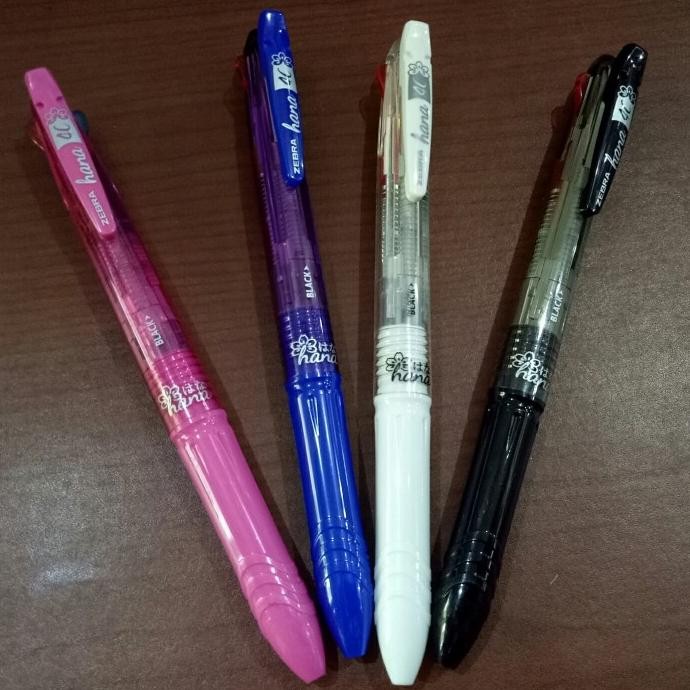 

$$$$] Pulpen Zebra Hana 4C (4 warna tinta)