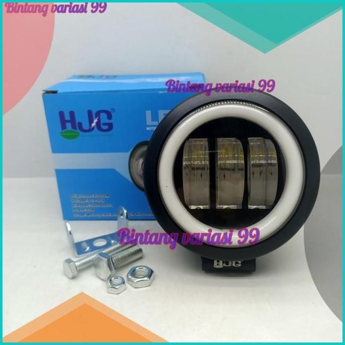 Lampu Tembak Sorot Cree 3 Mata 60watt HJG - Daymaker Mini 3mata Bulat