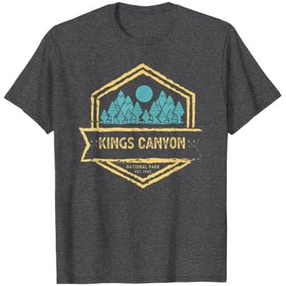 Kaos Kings Canyon Vintage Kaos Taman Nasional Kings Canyon Kaos |1kl24U69|