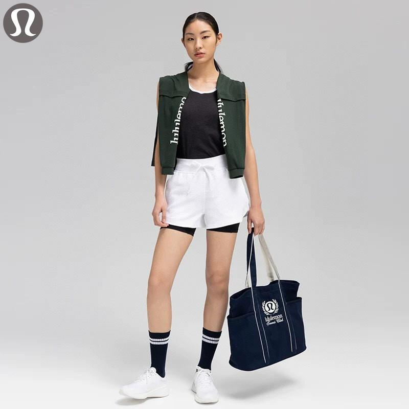 New Arrival 2025 Lululemon Daily 20L Multi-Pocket Large Capacity Shoulder Tote Bag Canvas Bag Tennis