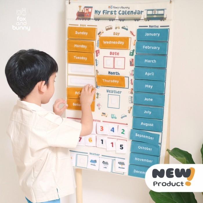 

HARGA DISC - Fox and Bunny My First Calendar (Kalender Anak)