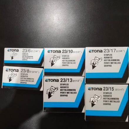 

TERMURAH - Isi Staples BESAR ETONA 23/6 23/8 23/10 23/13 23/15 23/17