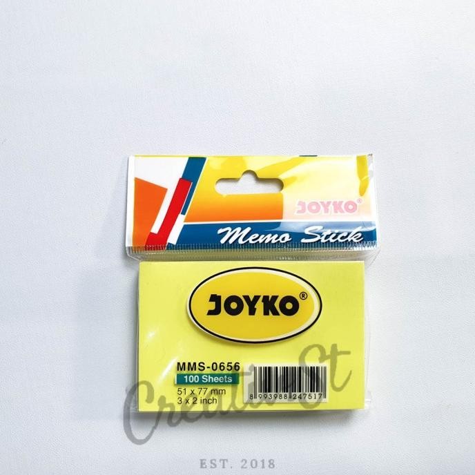 

TERMURAH - Joyko MMS-0656 Memo Stick / Sticky Notes / Kertas Memo / Memo Tempel