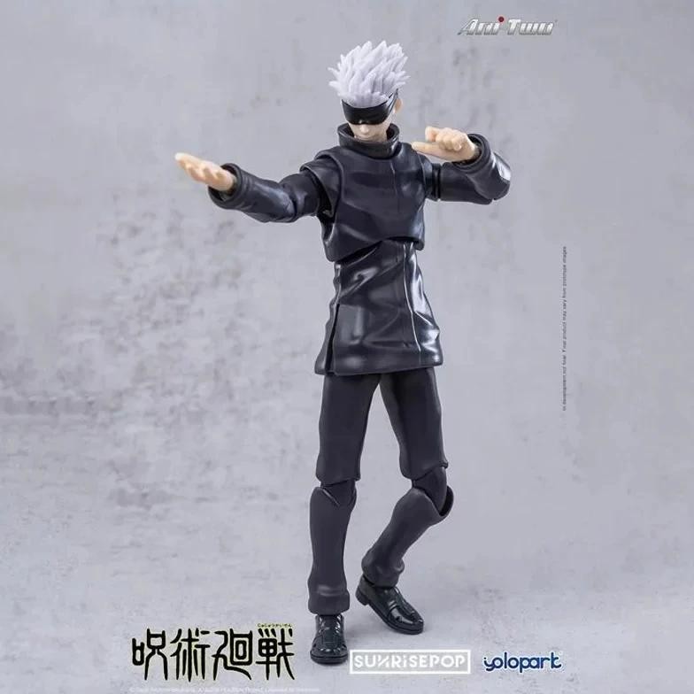 jujutsu kaisen shf 15cm pvc satoru gojo itadori yuji fushiguro megumi action anime figure collectibl