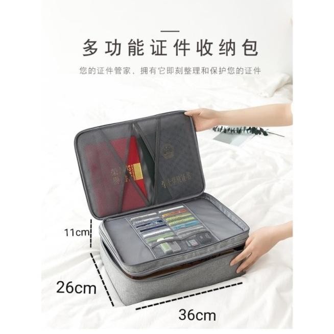 

WLCME! [LOCKIT] TRAVEL DOCUMENT BAG 3 DIGIT PASSWORD / TAS DOKUMEN ANTI AIR