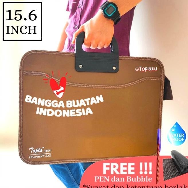 

TOPLA TAS BERKAS DOKUMEN FILE BESAR ANTI AIR RESLETING 15.6 INCH