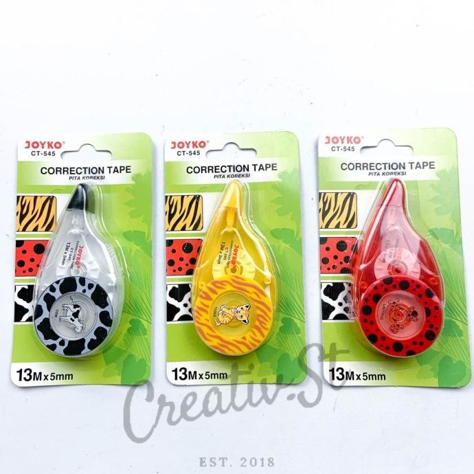 

Tip-ex Kertas / Correction Tape Joyko CT-545 13 Meter