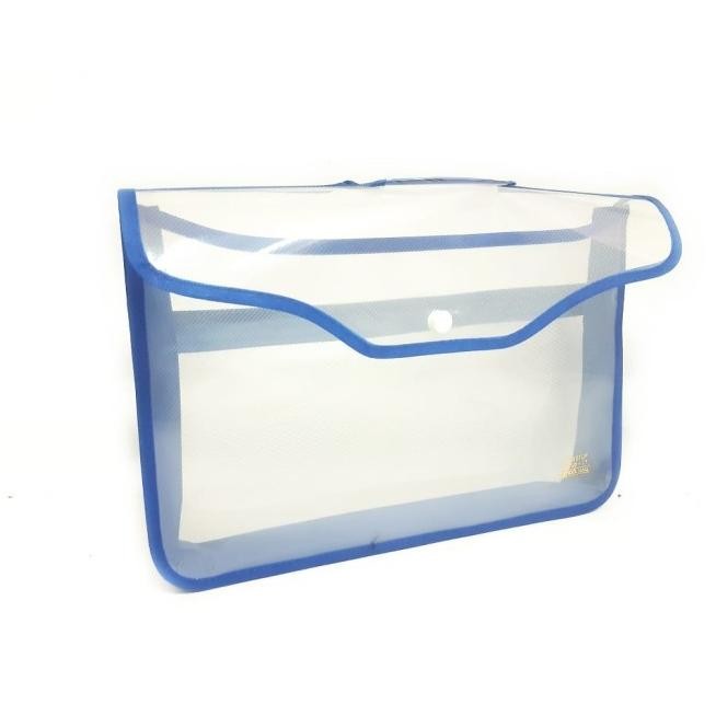 

NEW MAP KANCING PLASTIK TENTENG F4 FOLIO SCHOOL BAG DOKUMEN BAG ZIPPER