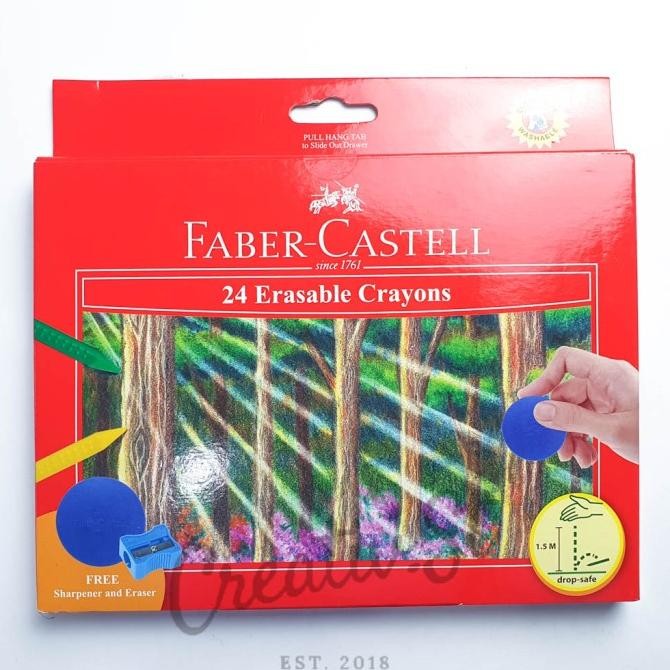 

Faber Castell Erasable Crayon 24