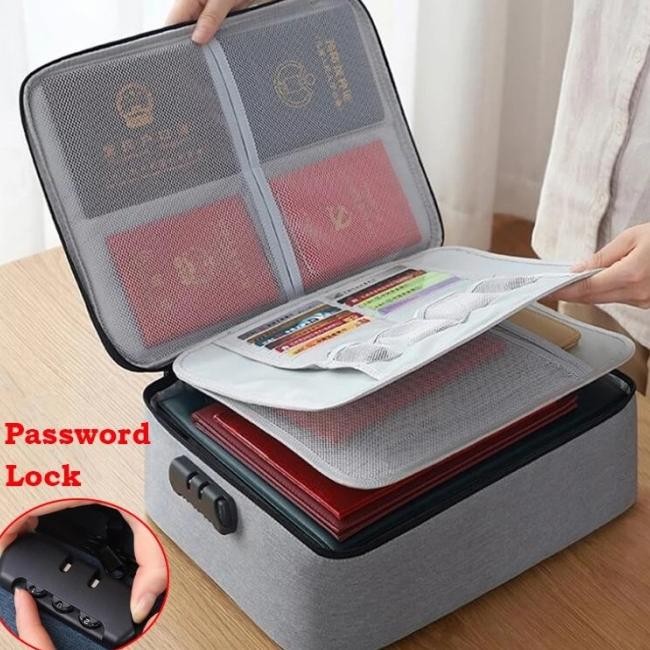 TAS DOKUMEN / TAS TRAVEL DOKUMEN ANTI AIR PASSWORD