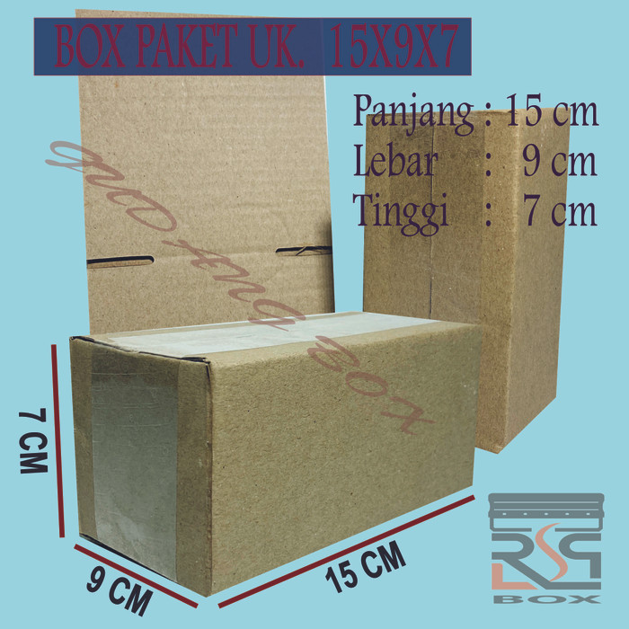 

Box packing uk. 15x9x7 cm kardus online packaging murah