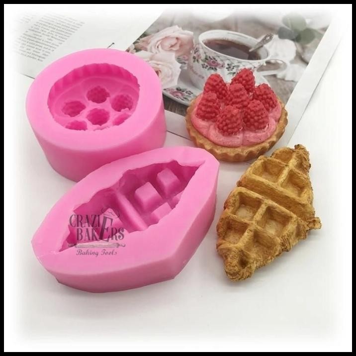 Cetakan Silikon Bentuk Kue Pastry Croffle Pie Tart Shape Mold