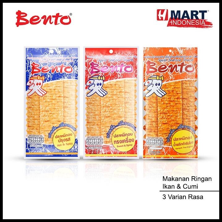 

Bento Squid Seafood Snack - Camilan Rasa Cumi-Cumi 24G