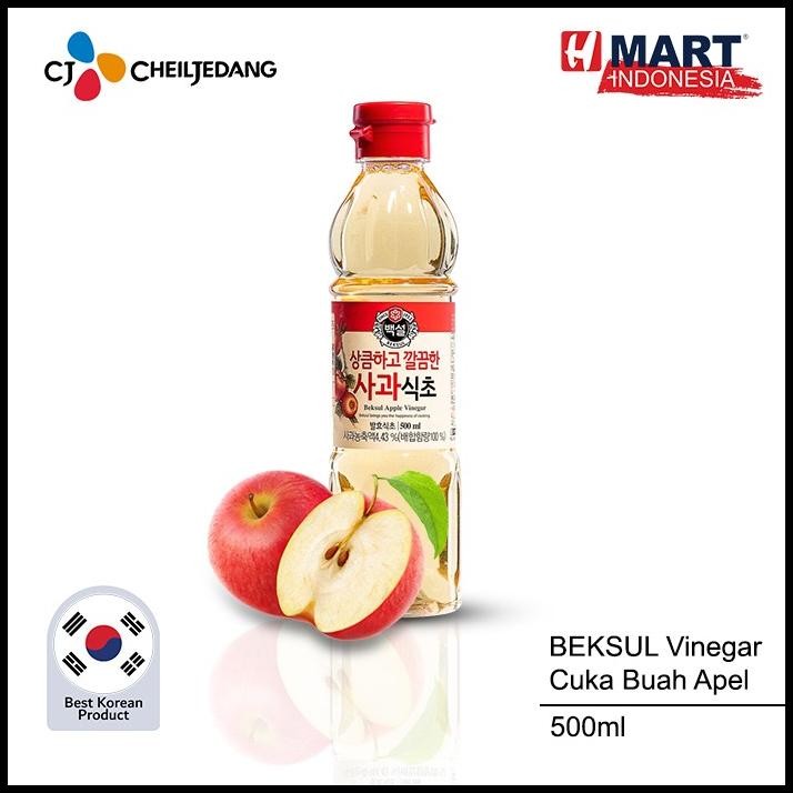 

Cj Beksul Apple Vinegar - Bumbu Saus Cuka Apel Korea 500Ml