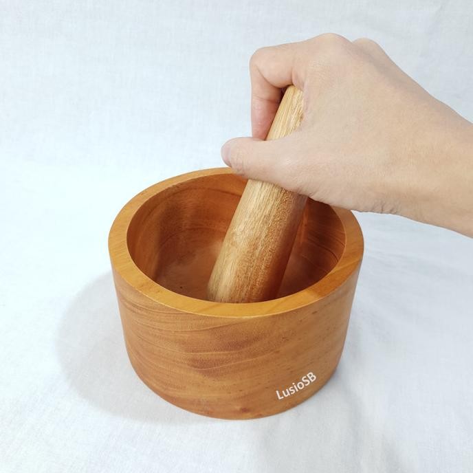 

Cobek Ulekan Kayu Premium LusioSB Cobekan Tumbukan HM