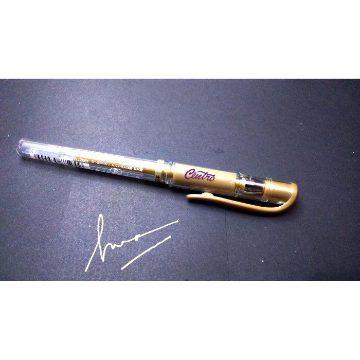 

Sale Uni-Ball Signo Broad Um-153 Gold Pen / Gell Pen