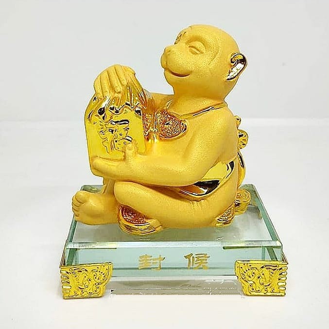 Promo Shio Monyet/Patung Monyet/Pajangan Monyet/Monyet Emas/Fung Shui