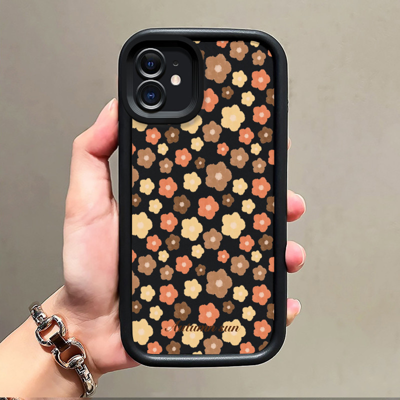 Casing Hp iPhone 11 iPhone 11 Pro Max iPhone 13 Case Casing HP Kesing Softcase pola bunga kecil peli