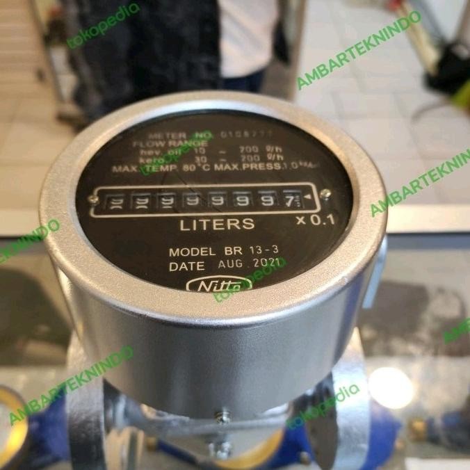 Flow Meter Nitto Seiko BR13-3, Pengukur Aliran Minyak Dengan Akurasi ±0.5%