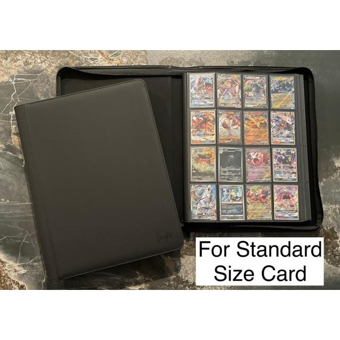 

BEBAS ONGKIR - HICE Premium Zip Album Card Binder 16 Pocket Binder Kartu Pokemon Magic One Piece Flesh and Blood