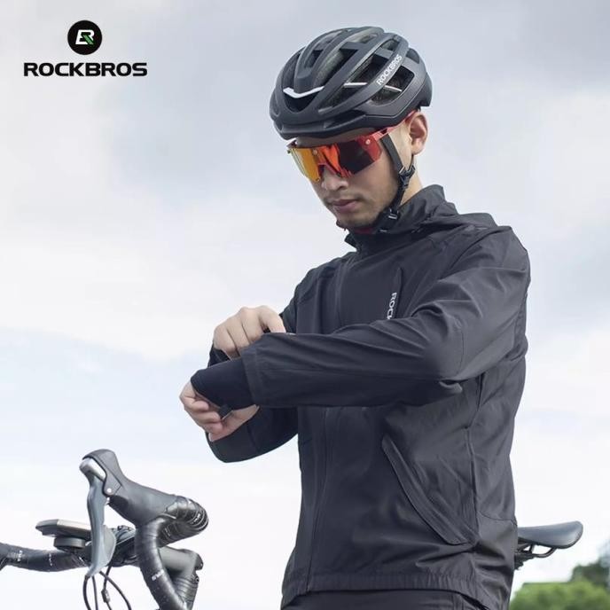 Jaket Sepeda Rockbros YPW034 Jacket Raincoat Parasut Olahraga Anti Air