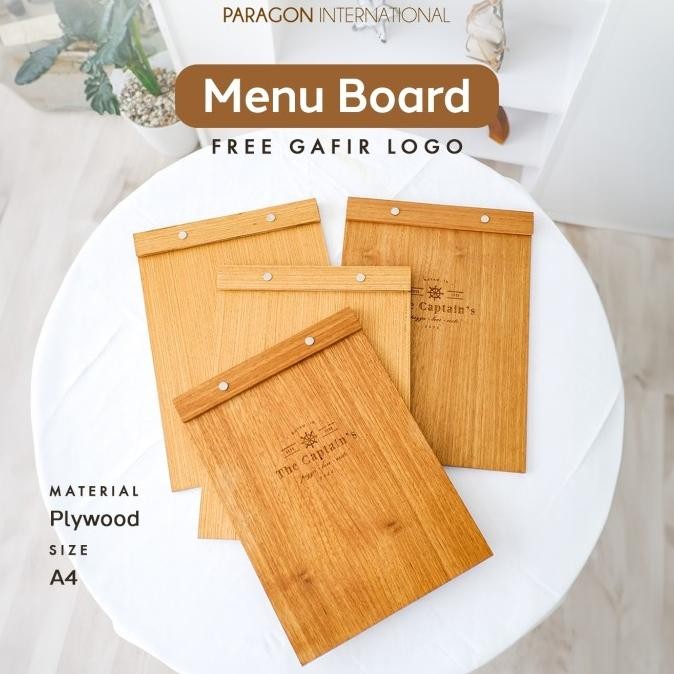 

Terlaris Papan Menu/Menu Board Cafe/Resto A4 Free Grafir Logo SALE